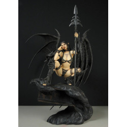 FANTASY GALLERY Statue Black Tinkerbell