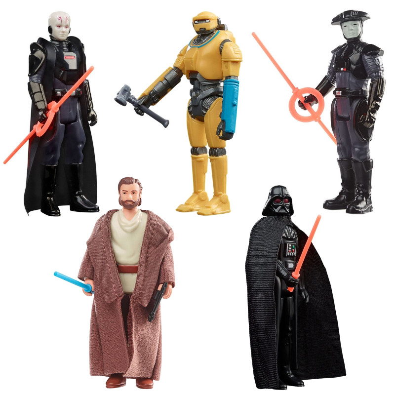 STAR WARS : Obi-Wan Kenobi FigurineS Retro Collection 2022 Hasbro