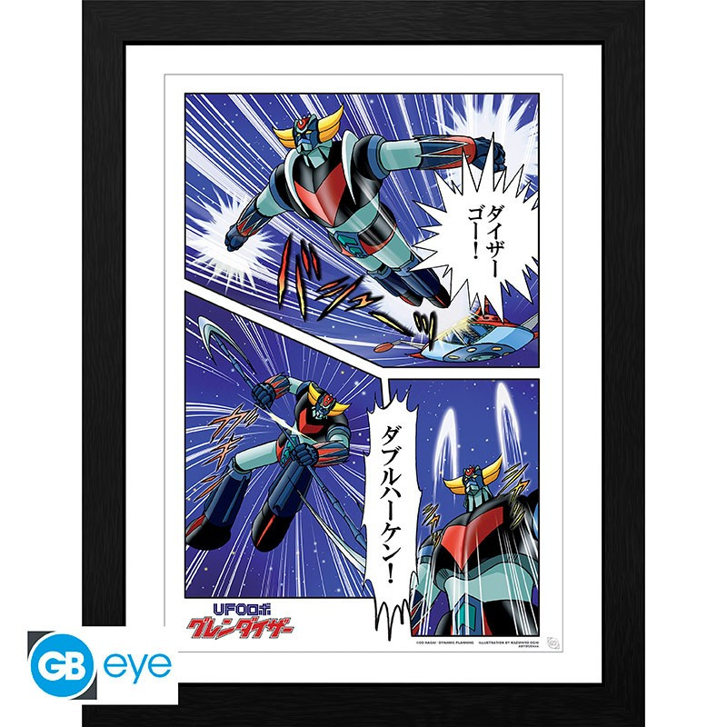Poster encadré Goldorak en action GB Eye Goldorak Poster encadré Goldorak en action GB Eye Goldorak