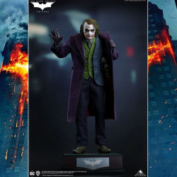 THE DARK KNIGHT Statue Heath Ledger Joker Artists Edition Queen Studios