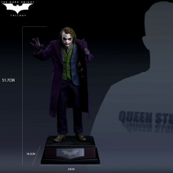 THE DARK KNIGHT Statue Heath Ledger Joker Artists Edition Queen Studios