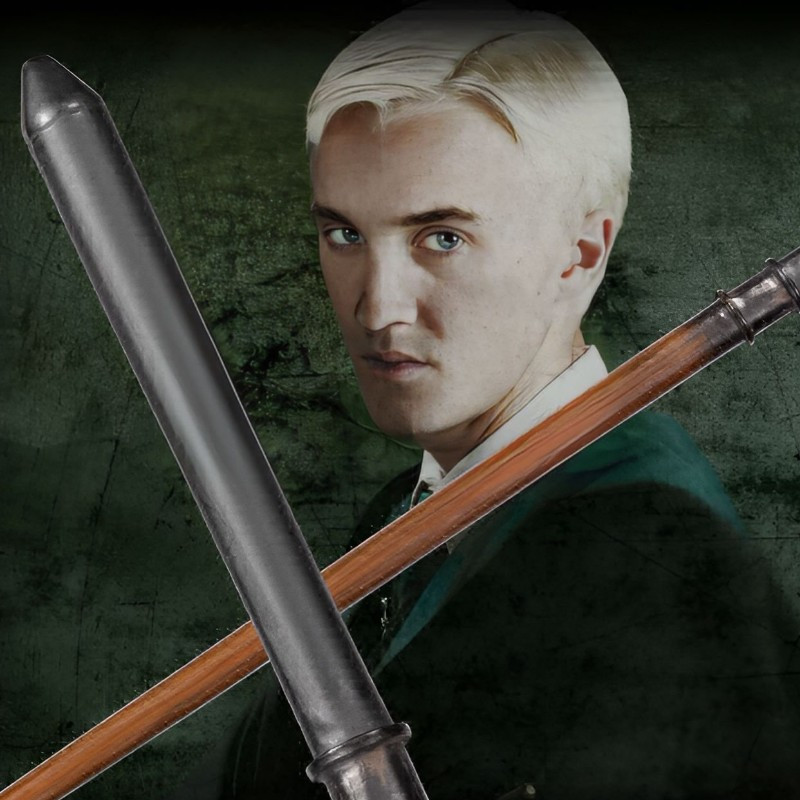 Réplique Baguette Drago Malefoy Édition Personnage Noble Collection Harry Potter