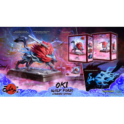 Statue Oki Wolf Form First 4 Figures Okami