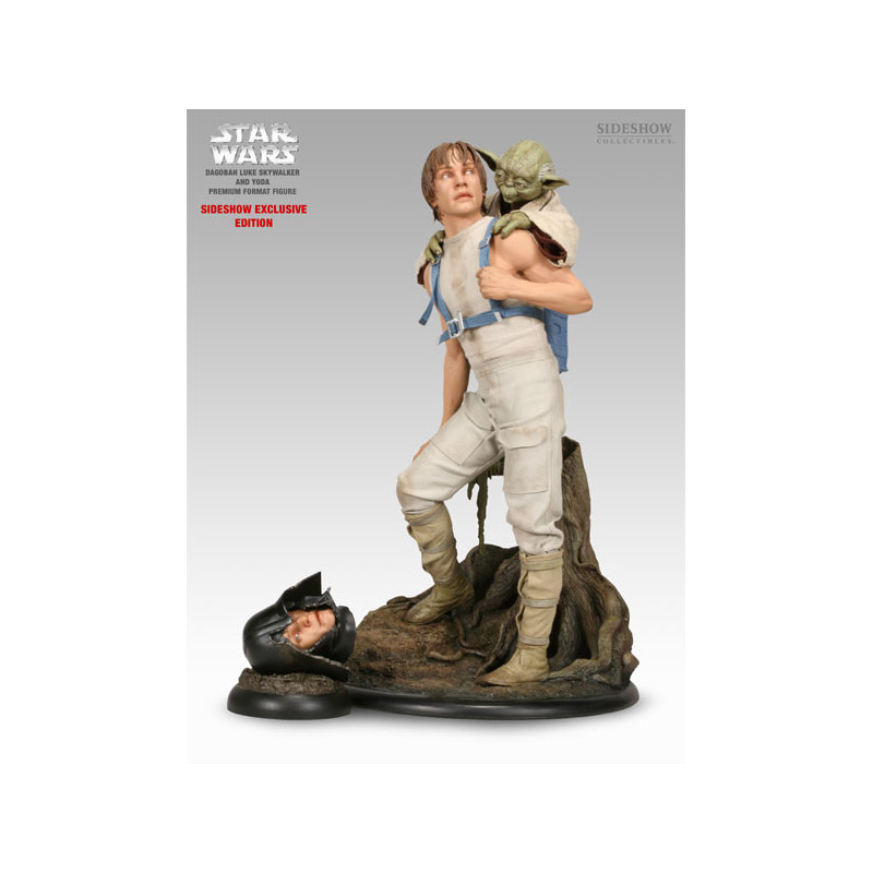 STAR WARS statue Luke & Yoda Training Premium Format Exclusive STAR WARS statue Luke & Yoda Training Premium Format Exclusive