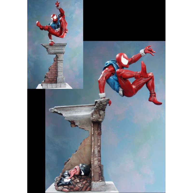 SPIDER-MAN statue Scarlet Spider version Bowen Designs SPIDER-MAN statue Scarlet Spider version Bowen Designs