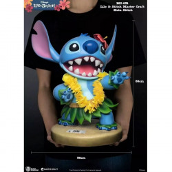 LILO ET STITCH Statue Master Craft Hula Stitch Beast Kingdom