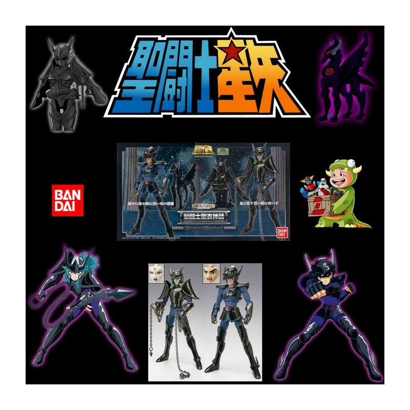 SAINT SEIYA Myth Cloth Bronze Pack Pegase Noir & Andromède Noir SAINT SEIYA Myth Cloth Bronze Pack Pegase Noir & Andromède Noir