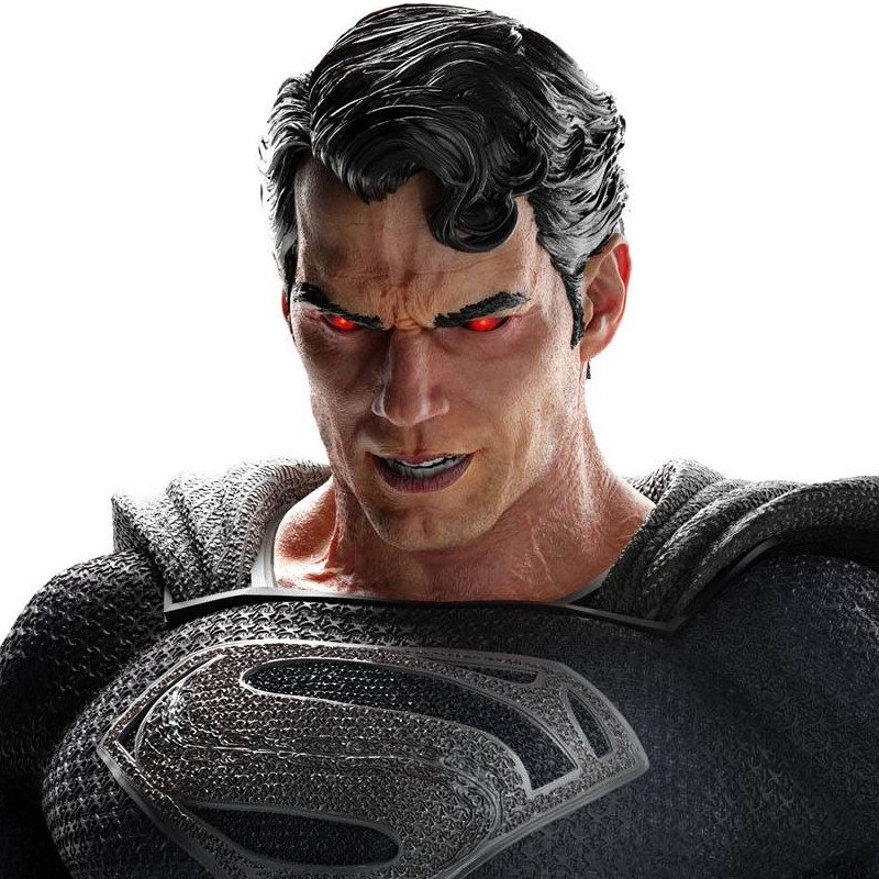 JUSTICE LEAGUE Statue Superman Black Suit Weta