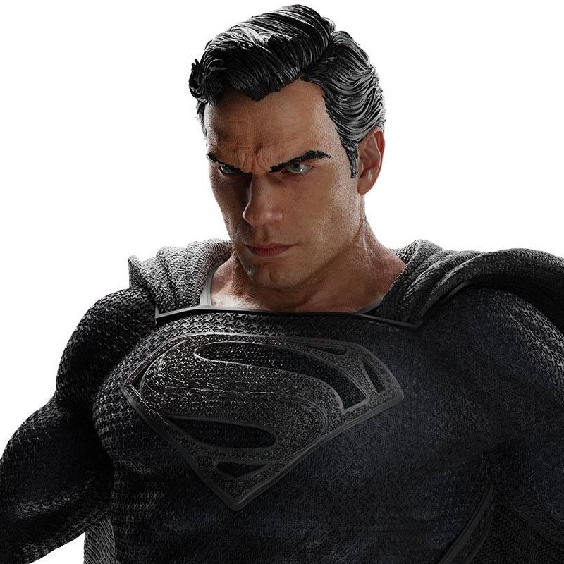 JUSTICE LEAGUE Statue Superman Black Suit Weta