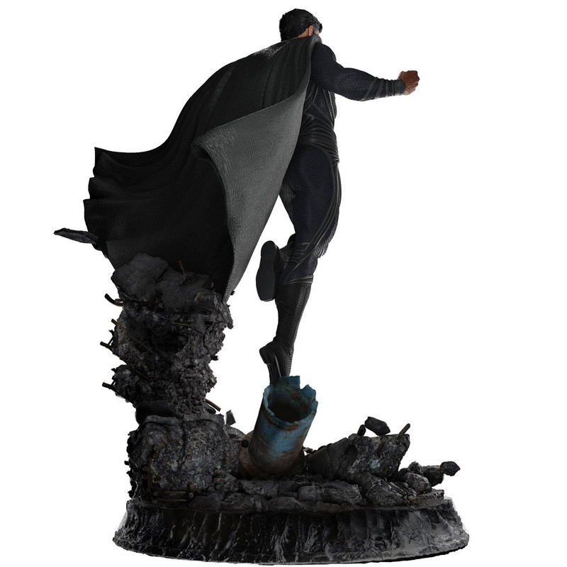 JUSTICE LEAGUE Statue Superman Black Suit Weta