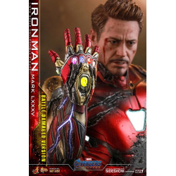 figurine MMS Iron Man Mark LXXXV Battle Damaged Hot Toys