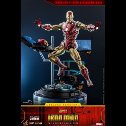 IRON MAN Figurine The Origins Collection Comic Masterpiece Deluxe Version Hot Toys