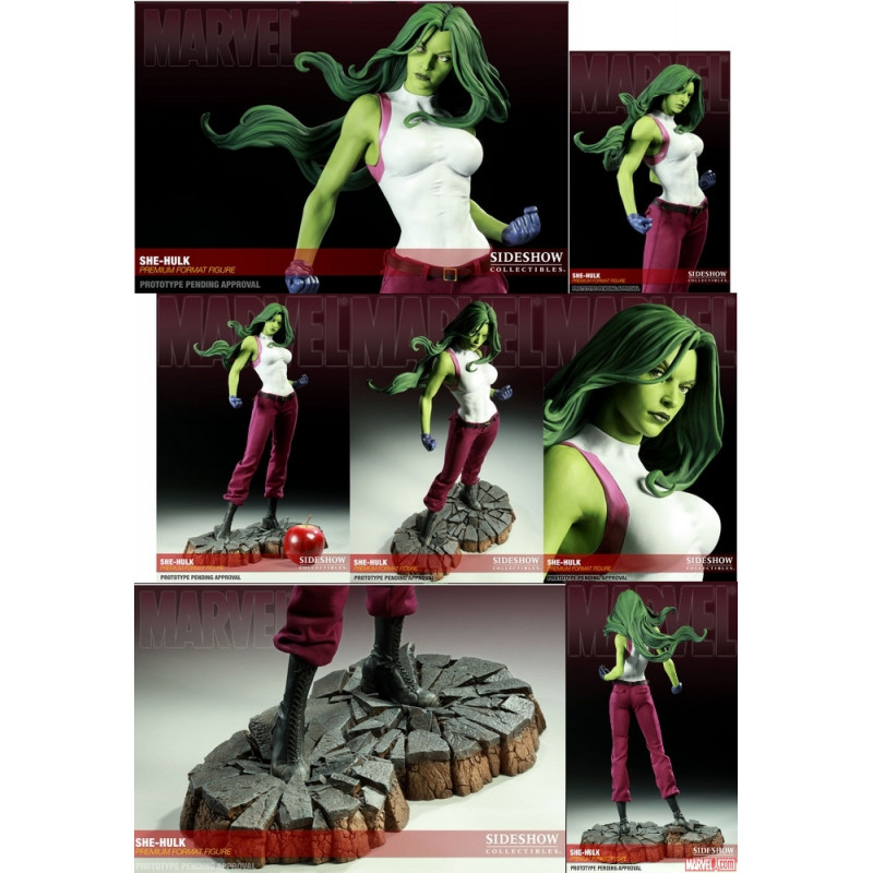 HULK statue She-Hulk Sideshow Premium Format HULK statue She-Hulk Sideshow Premium Format