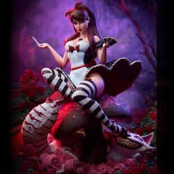 Statue Alice Fairytale Fantasies Game of Hearts Edition Sideshow