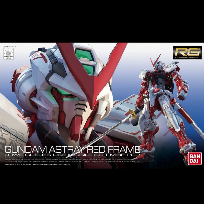 Real Grade Gundam Astray Red Frame Bandai Gunpla Real Grade Gundam Astray Red Frame Bandai Gunpla