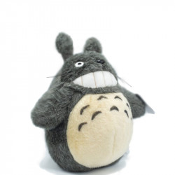 peluche Totoro gris foncé Sourire 30 cm