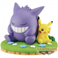 POKEMON Diorama Ectoplasma & Pikachu Banpresto