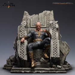 DC COMICS Statue Black Adam On Throne Queen Studios
