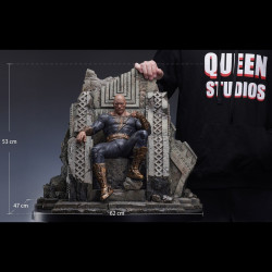DC COMICS Statue Black Adam On Throne Queen Studios