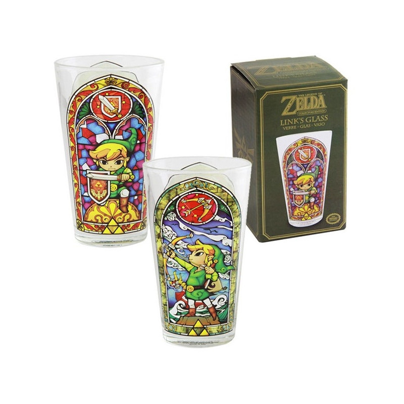 THE LEGEND OF ZELDA Verre Link Wind Waker Vitrail