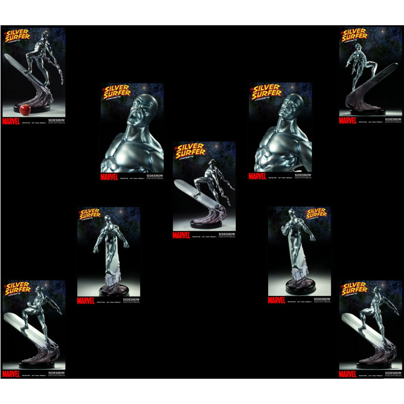 SURFER D'ARGENT Statue Sideshow Comiquette SURFER D'ARGENT Statue Sideshow Comiquette