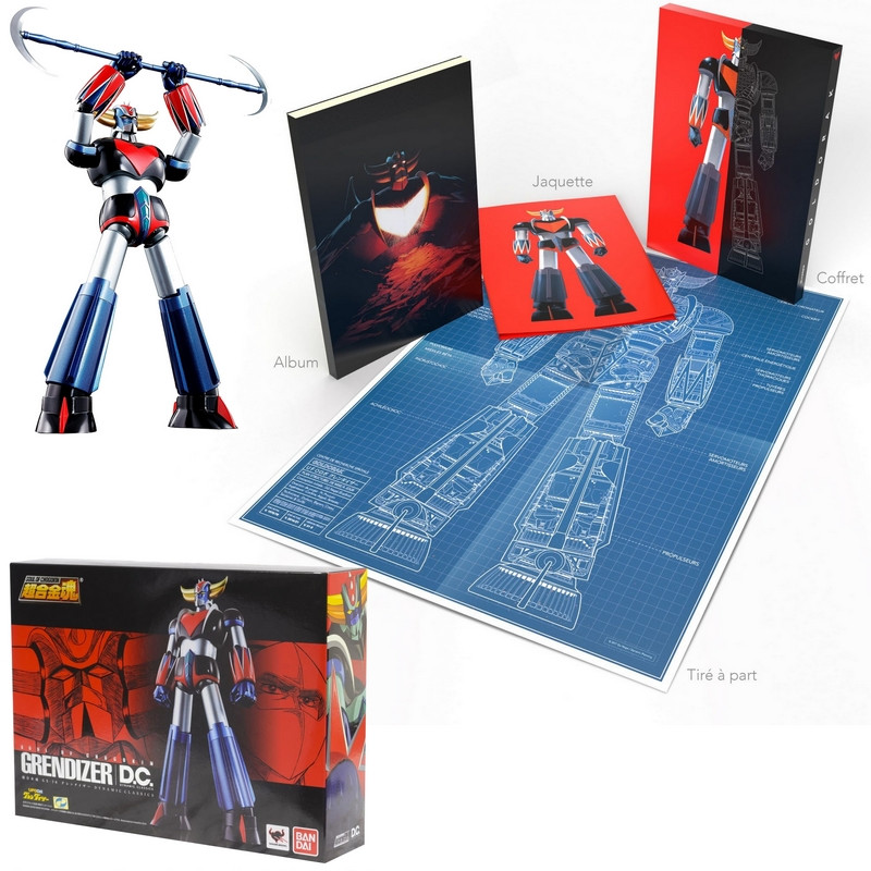 GOLDORAK Pack BD Collector + GX 76 Soul of Chogokin GOLDORAK Pack BD Collector + GX 76 Soul of Chogokin