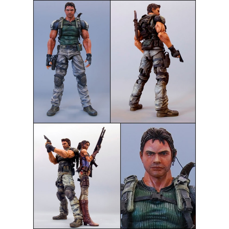 RESIDENT EVIL 5 figurine articulée Play Arts Chris Redfield