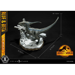 Statue Blue & Beta Legacy Museum Collection Bonus Version Prime 1 Studio Jurassic World Dominion