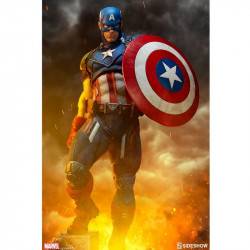 CAPTAIN AMERICA Statue Premium Format Sideshow