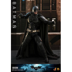 THE DARK KNIGHT Figurine Batman & Batmobile Movie Masterpiece Hot Toys