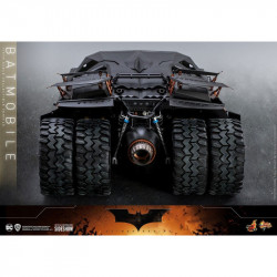 THE DARK KNIGHT Figurine Batman & Batmobile Movie Masterpiece Hot Toys