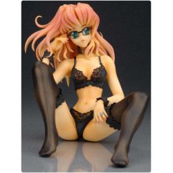 PRETTY CAT'S SHOW TIME figurine Lesson B Black Lingerie Version