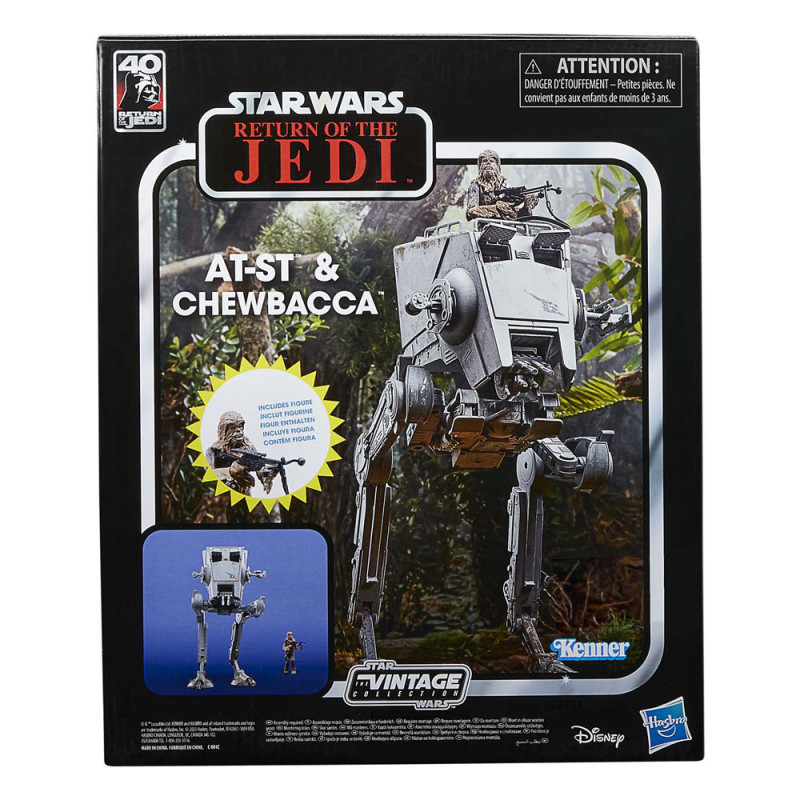 Figurines AT-ST & Chewbacca Vintage Collection Hasbro Star Wars Episode VI Figurines AT-ST & Chewbacca Vintage Collection Hasbro Star Wars Episode VI
