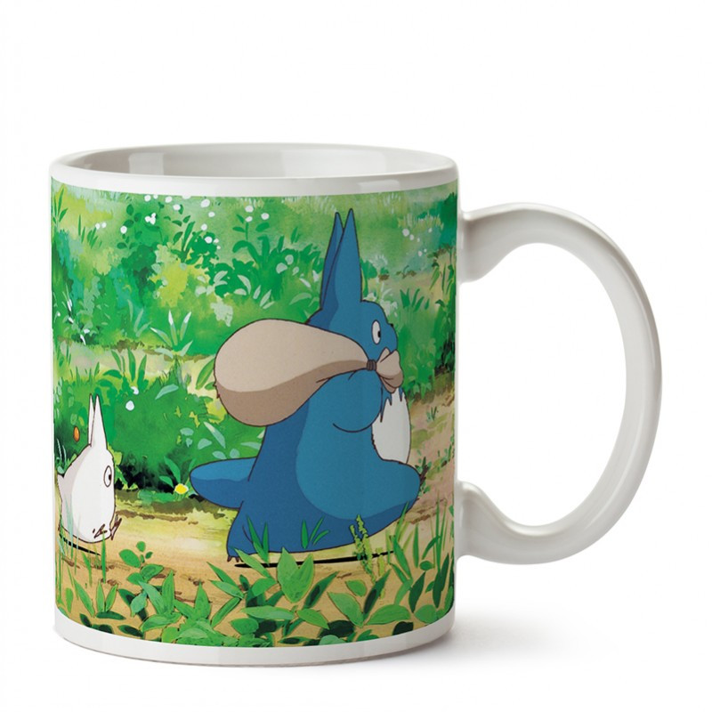 MON VOISIN TOTORO Mug Totoro Blanc & Bleu Semic