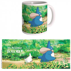 MON VOISIN TOTORO Mug Totoro Blanc & Bleu Semic