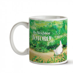 MON VOISIN TOTORO Mug Totoro Blanc & Bleu Semic