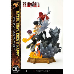 Statue Natsu, Gray, Erza, Happy Concept Masterline Prime 1 Studio Fairy Tail