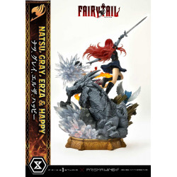 Statue Natsu, Gray, Erza, Happy Concept Masterline Prime 1 Studio Fairy Tail