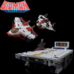 BIOMAN Figurine Bio Robo & Biodragon Mini Pla Bandai Shokugan