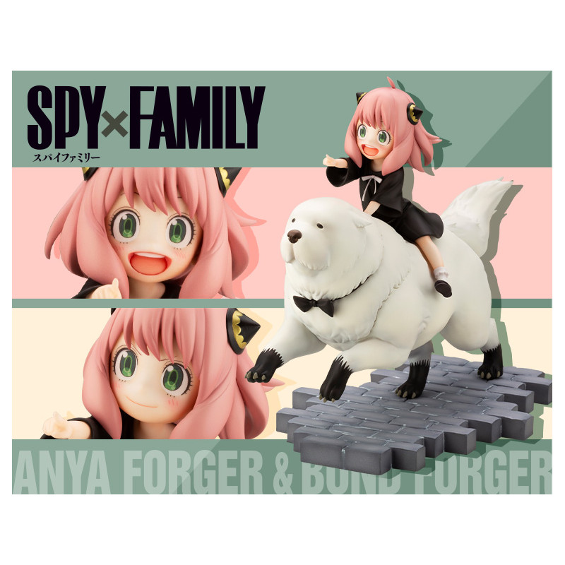 Figurine Anya Forger Spy X Family Avec Son Sac Cacahuète - Figurine PVC - Neuf