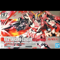 GUNDAM High Grade RX-0 Unicorn Gundam [Destroy Mode] Bandai Gunpla