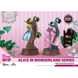 Figurines Mini D-Stage Candy Color Special Edition Beast Kingdom Alice au pays des merveilles