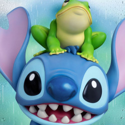 Statue Master Craft Stitch with Frog 100th Beast Kingdom Lilo et Stitch