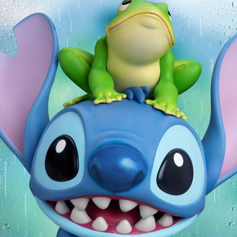 Statue Master Craft Stitch with Frog 100th Beast Kingdom Lilo et Stitch Statue Master Craft Stitch with Frog 100th Beast Kingdom Lilo et Stitch