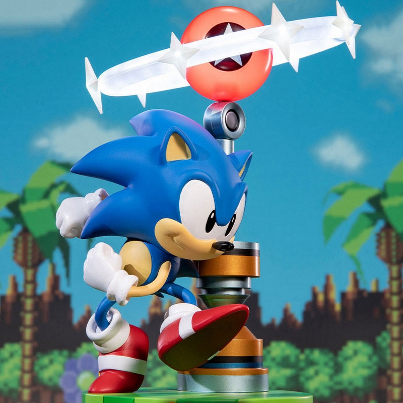 SONIC THE HEDGEHOG Statuette Sonic Collector F4F SONIC THE HEDGEHOG Statuette Sonic Collector F4F