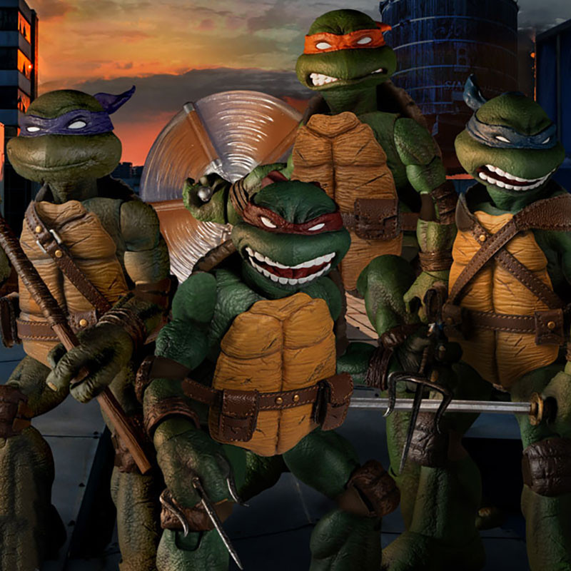 Pack 4 Figurines XL Les Tortues Ninja Deluxe Box Set Mezco Toys Tortues Ninja Pack 4 Figurines XL Les Tortues Ninja Deluxe Box Set Mezco Toys Tortues Ninja