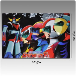 GOLDORAK Poster vinyl en relief Patrouille des Aigles