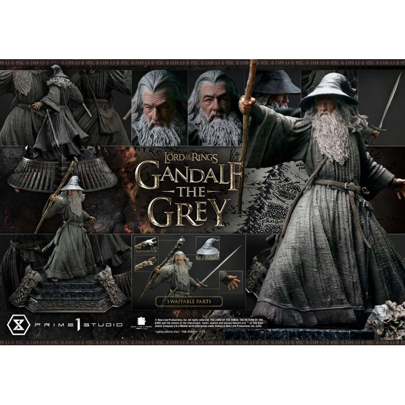 Statue Gandalf In Moria - Le Seigneur Des Anneaux SD Toys Movie Icons