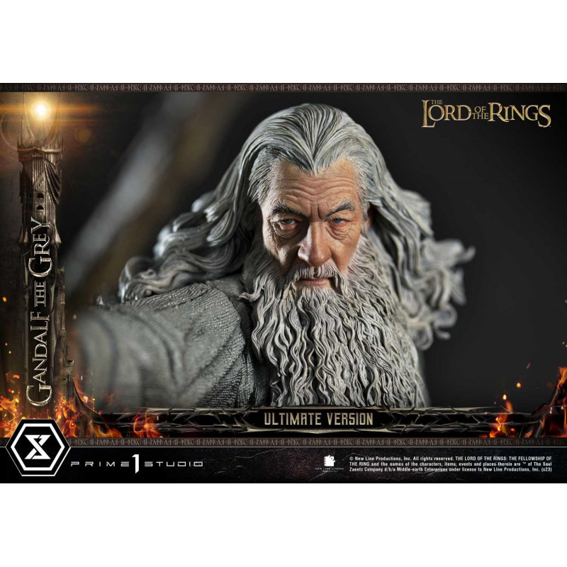 Statue Gandalf Le Gris - Iron Studios - 1/10 - 23 Cm - NEUVE - Le Seigneur Des Anneaux