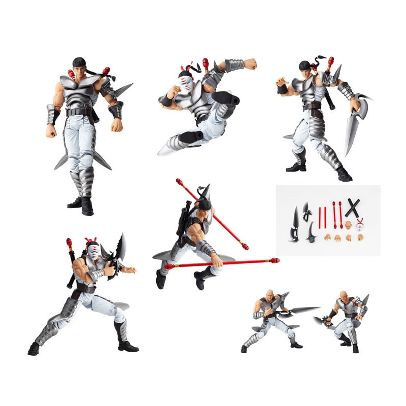HOKUTO NO KEN figurine Revoltech 18 Nameless Asura HOKUTO NO KEN figurine Revoltech 18 Nameless Asura